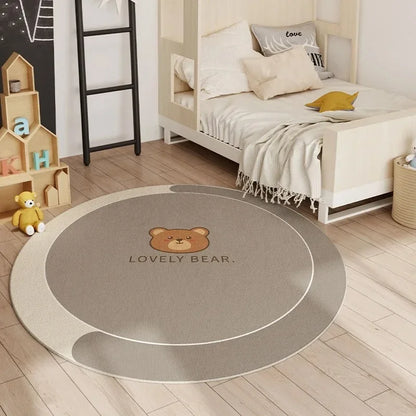 VIKAMA Kids Hopscotch Round Play Rug