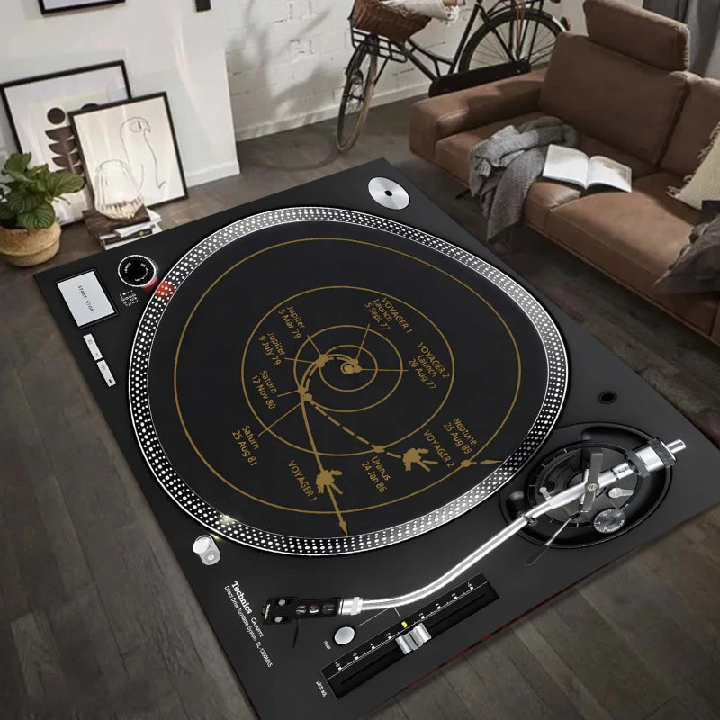 Musical Instruments Non-Slip Area Rug
