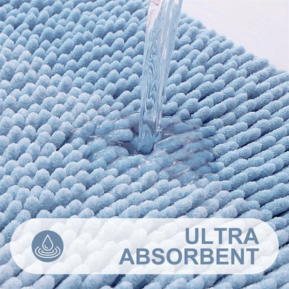 Olanly Chenille Thick Absorbent Bath Rug
