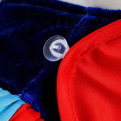 Disney Snow White Costume Dress With Cloak For Girls