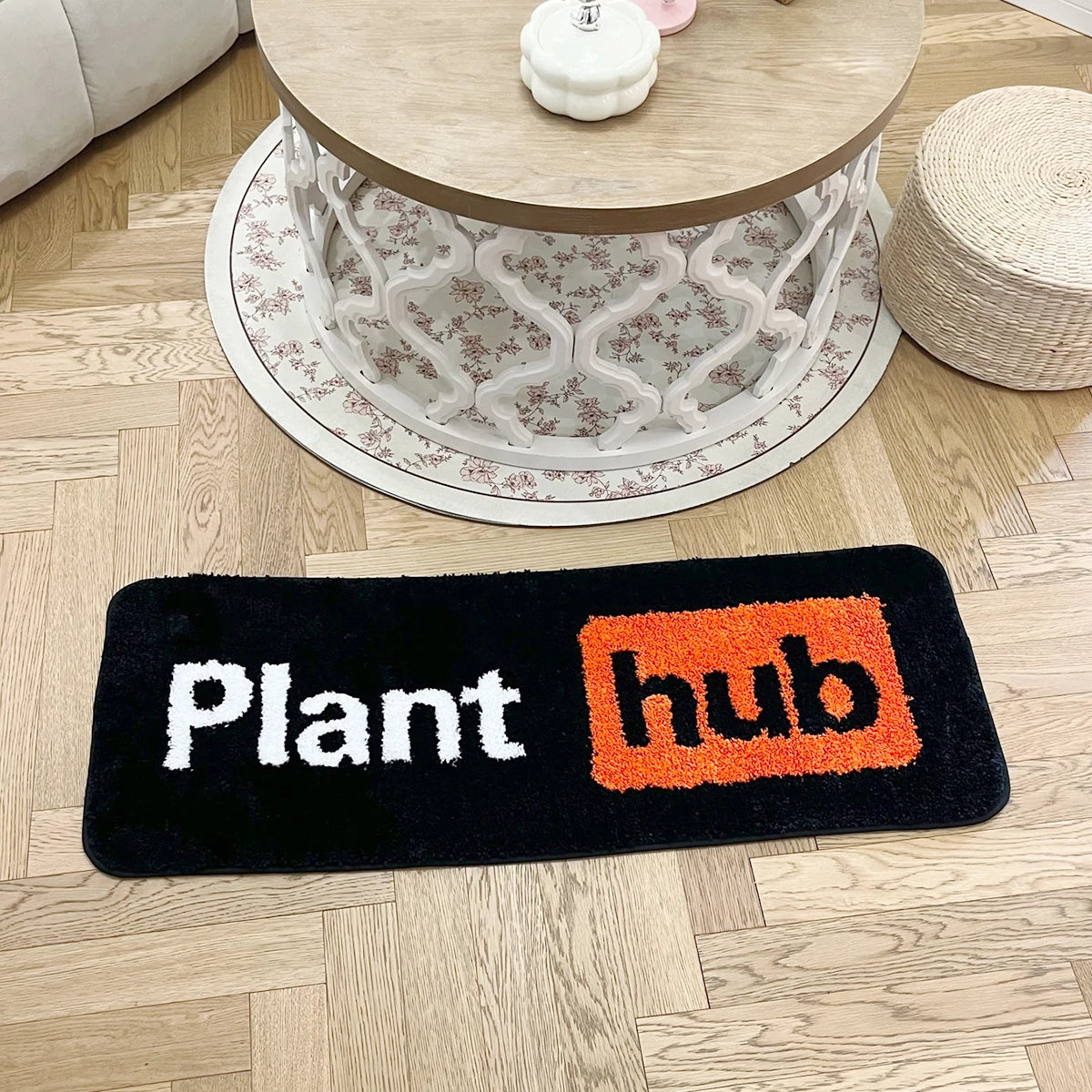 LAKEA Plant Hub Tufted Fluffy Rectangular Rug