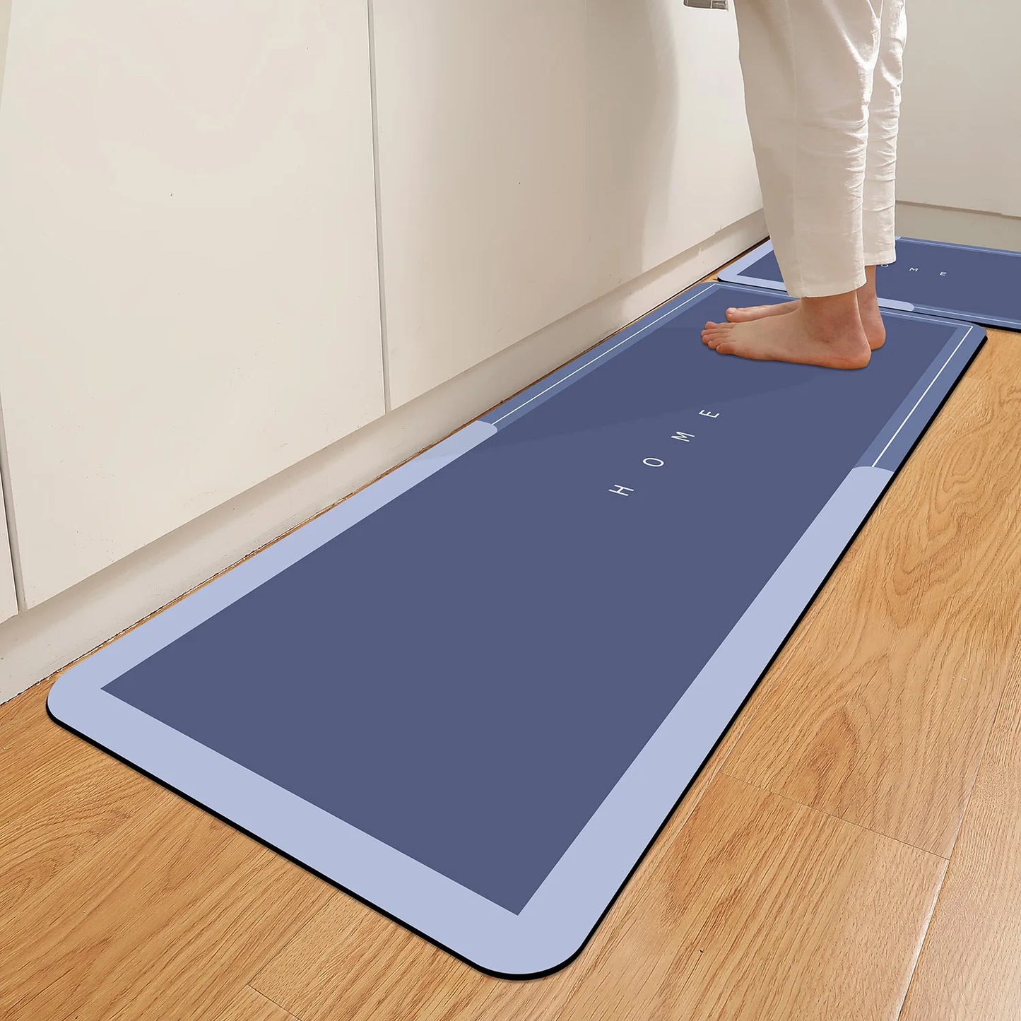 Anti-Slip Diatomaceous Earth Bath Mat Super Absorbent Fast-Dry Machine Washable Rug Rubber Backing Bathroom Floor Carpet Home Decor