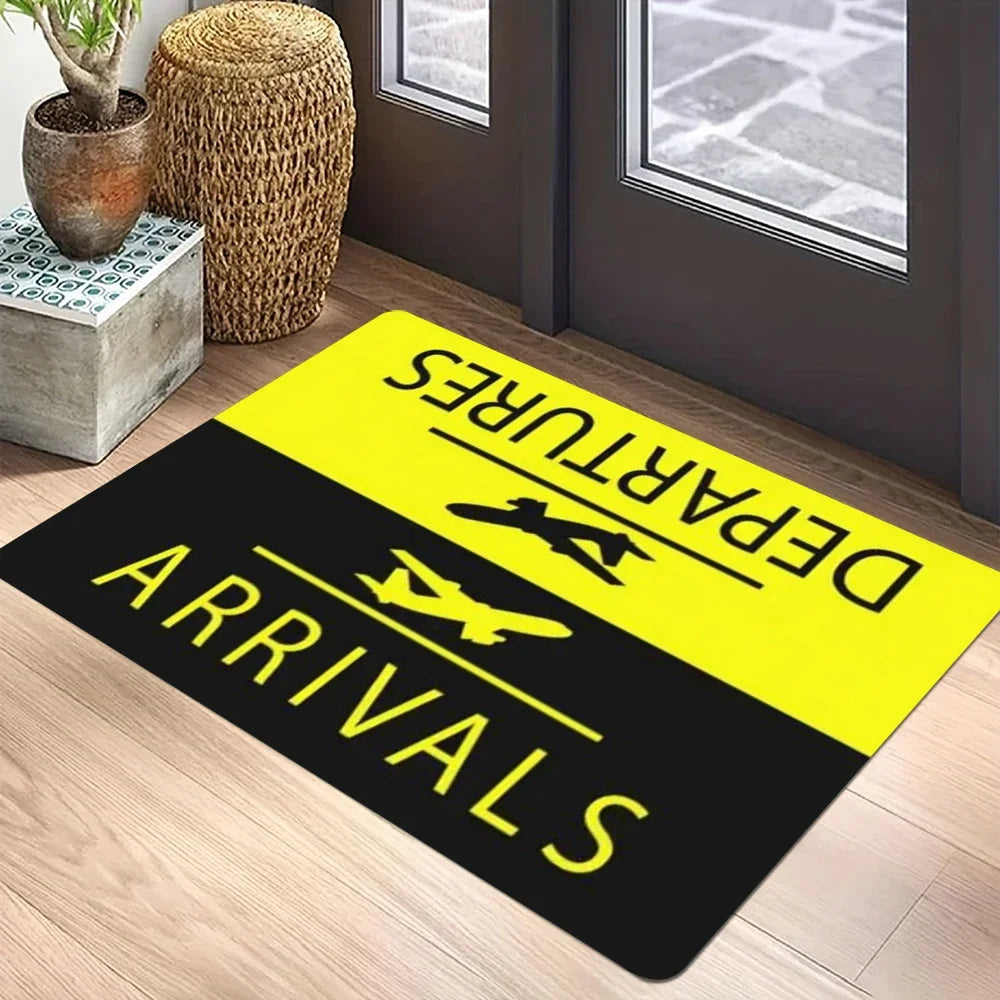 VIKAMA Aviation Departure Arrival Area Rug