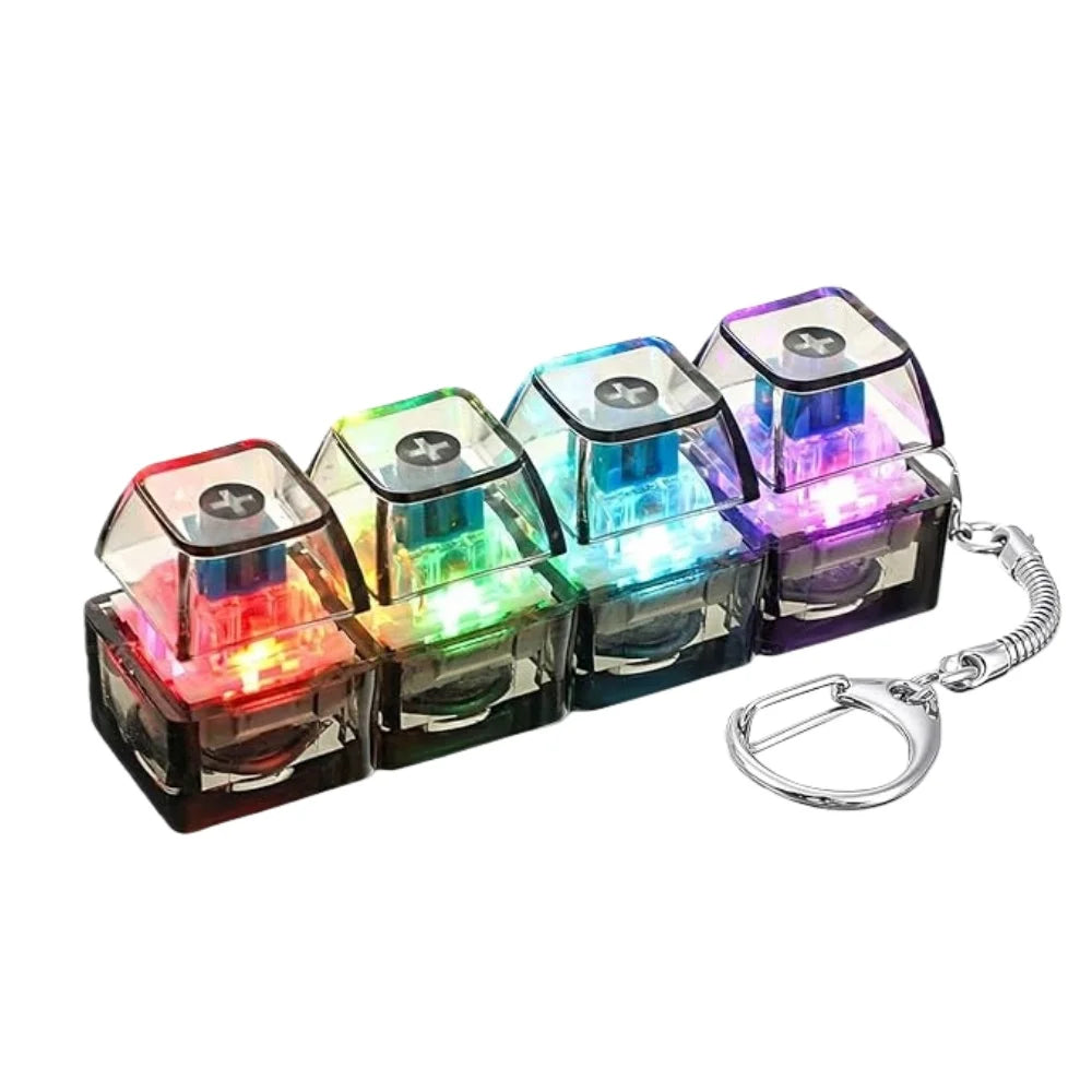Light Up Keyboard Keychain