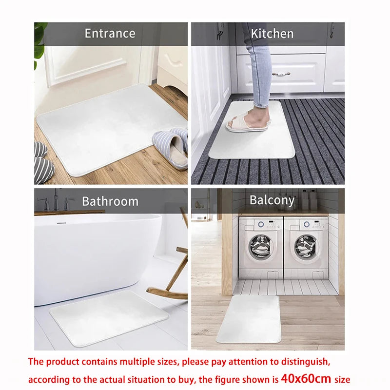 VIKAMA Gothic Bat “Unwelcome” Non-Slip Doormat