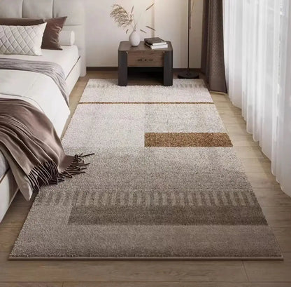 Japanese Silence Cashmere Rug Soft Washable Bedroom Living Room Bedside Mat Home Decor