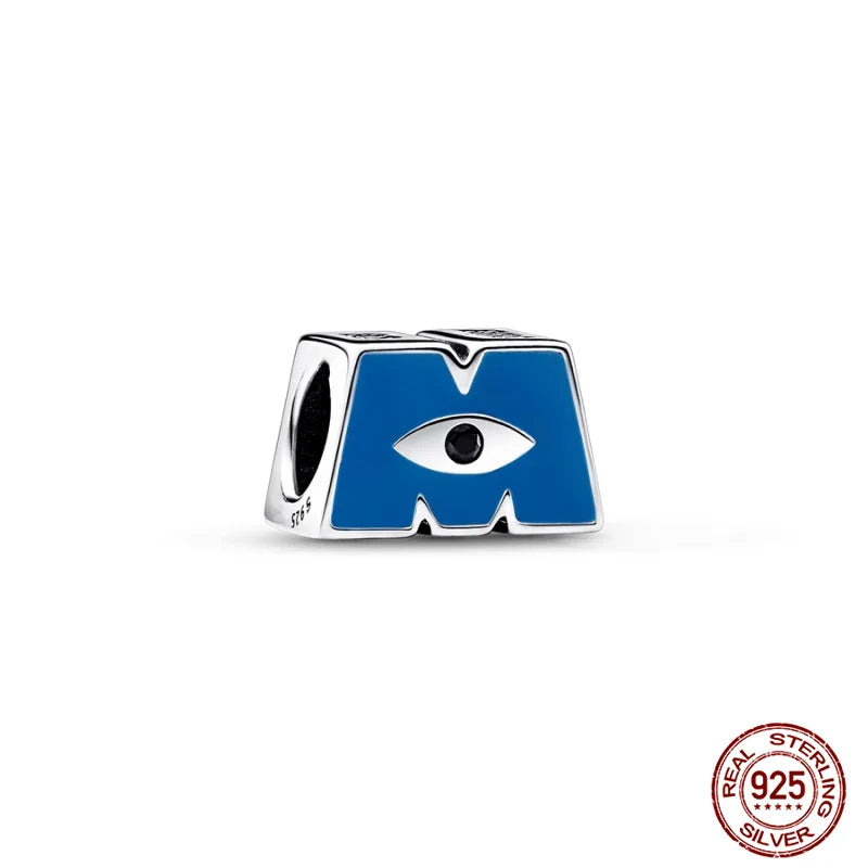 Disney S925 Sterling Silver Charm Beads For Women Bracelet