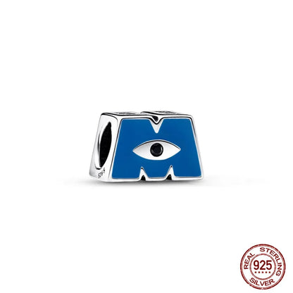 Disney S925 Sterling Silver Charm Beads For Women Bracelet