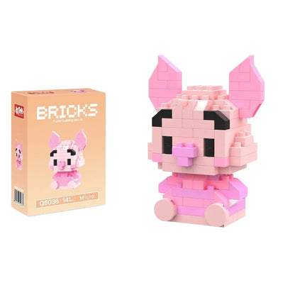 Disney Winnie LinaBell StellaLou Building Blocks Toy Set