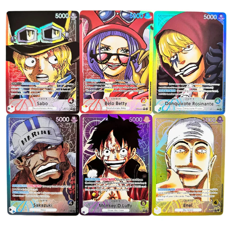 One Piece English Leader Character Card Collection Set