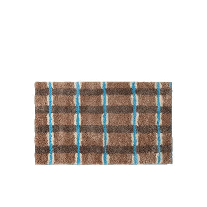 VIKAMA Korean-Style Soft Shaggy Rug: Slip-Resistant, Water-Absorbent, and Washable Bathroom and Entryway Decor Rug