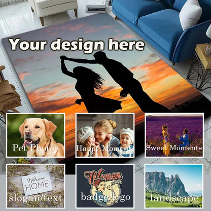 Personalized Custom Photo Logo Non-Slip Doormat