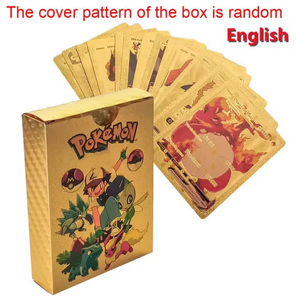 Pokemon VMAX GX Gold Foil Card Box 55 Cards