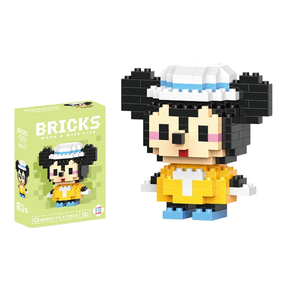 Disney Winnie LinaBell StellaLou Building Blocks Toy Set