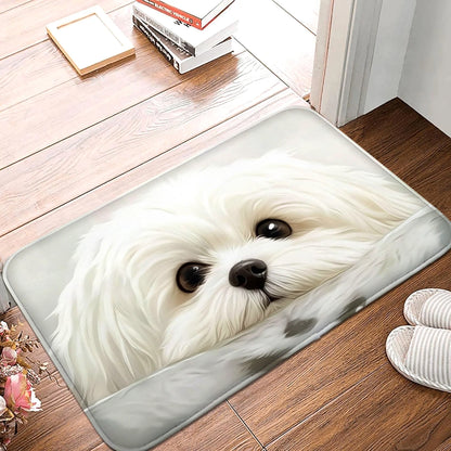 Cartoon Cat Door Mat Soft Comfortable Non-Slip Bedroom Living Room Entrance Floor Carpet Hand Washable Home Decor