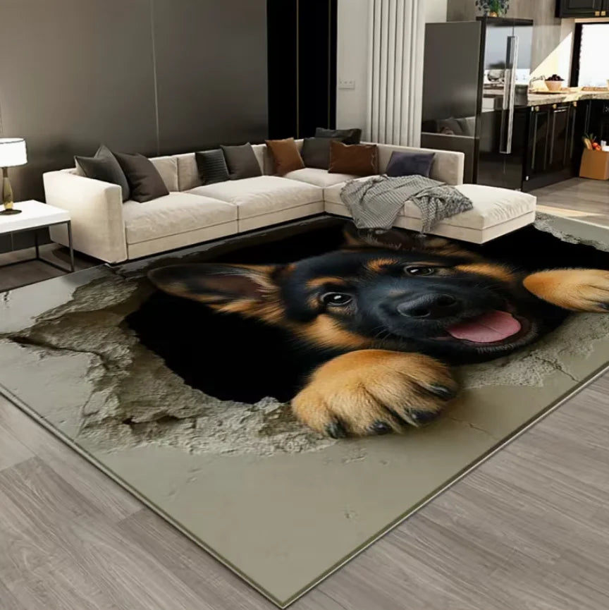 German Shepherd Dog Cute Pet Lover Area Rug