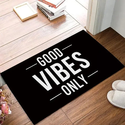 VIKAMA Good Vibes Quote Doormat