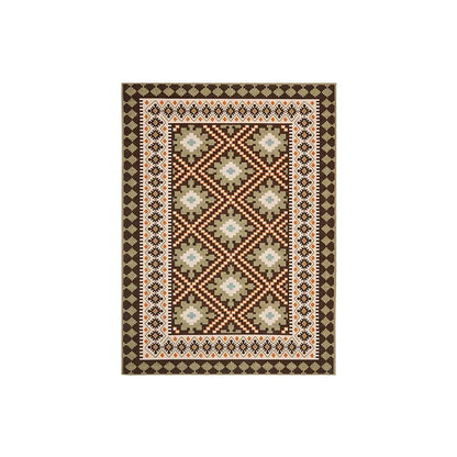 VIKAMA Moroccan Crystal Velvet Area Rug