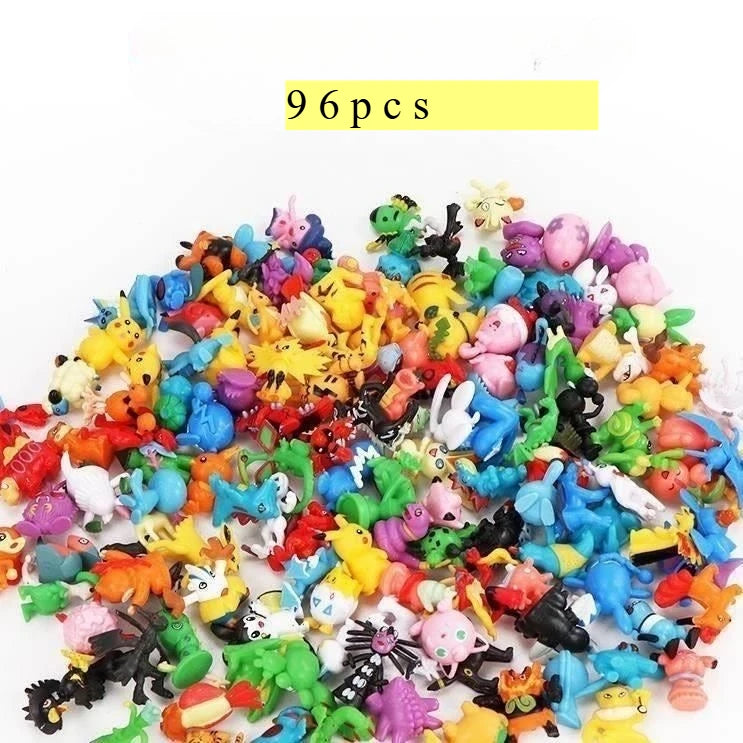 Pokemon Pikachu Mini Action Figure Set 24 144 Pieces
