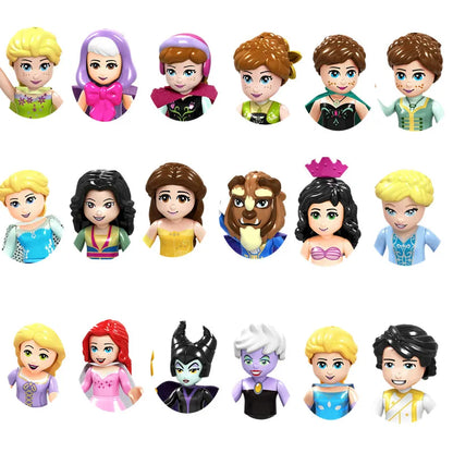 Disney Princess Character Building Blocks Toy Set