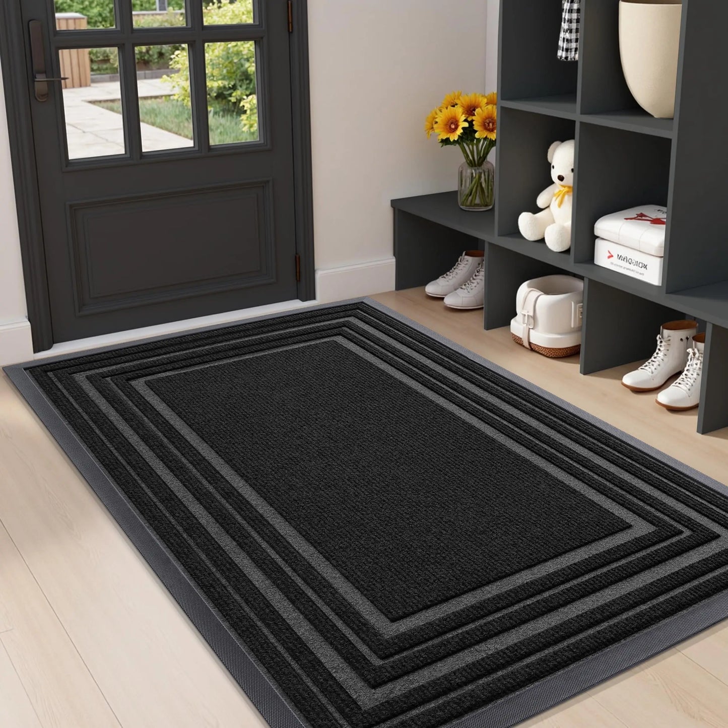 Olanly Heavy Duty Rubber Non-Slip Doormat