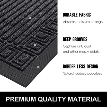 Olanly Low-Profile Dirt-Trapping Non-Slip Doormat