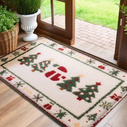Entrance Non-Slip Floor Mat Water-Absorbent Foot Rug Machine Washable Bedroom Door Mat Home Decor