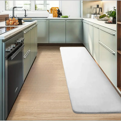 VIKAMA Kitchen Laundry Oil-Absorbent Non-Slip Long Floor Mat Bathroom Entrance Carpet Home Decor