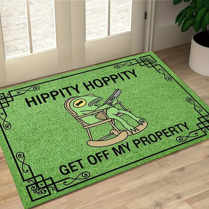 VIKAMA Cartoon Frog Welcome Non-Slip Doormat