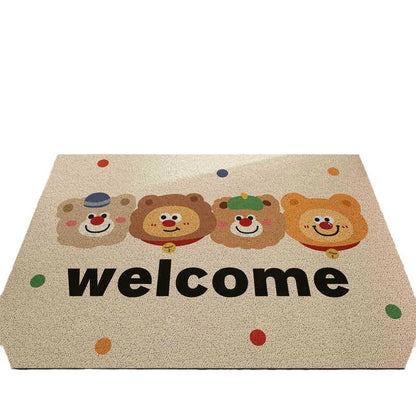 VIKAMA Cute Bear Non-Slip Carpet