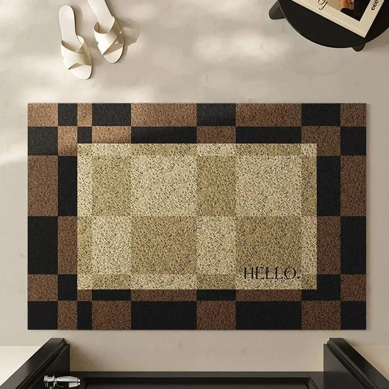 Modern Geometric Abstract Floor Mat