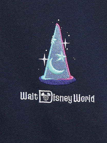Disney Mickey Mouse Castle Zip Up Fleece Hoodie For Women