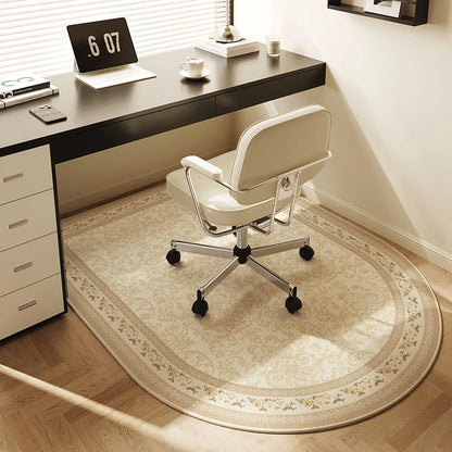 VIKAMA Computer Chair Non-Slip Floor Mat Bedroom Study Under Desk Chair Protection Carpet
