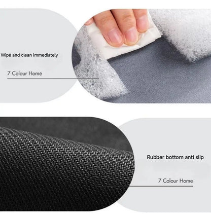 Bathroom Absorbent Diatom Mud Floor Mat Non-Slip Quick-Dry Toilet Door Mat