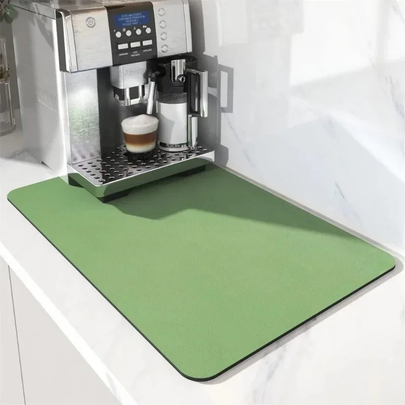 Marble Print Absorbent Kitchen Drying Mat