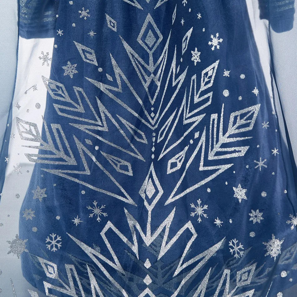 Disney Frozen Elsa Princess Costume Dress For Girls