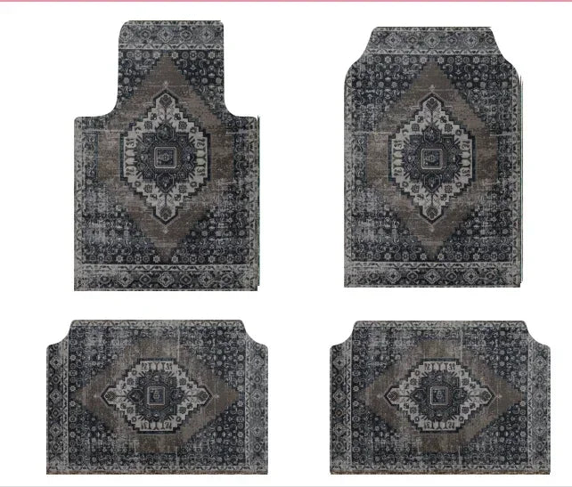 Bohemian American Retro Anti-Slip Washable Area Rug Set