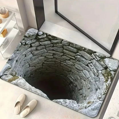 3D Deep Well Illusion Door Mat