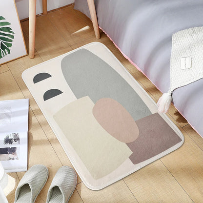 Cartoon Bedroom Long Strip Rug Plush Bedside Floor Mat Non-Slip Carpet Living Room Sofa Coffee Table Home Decor