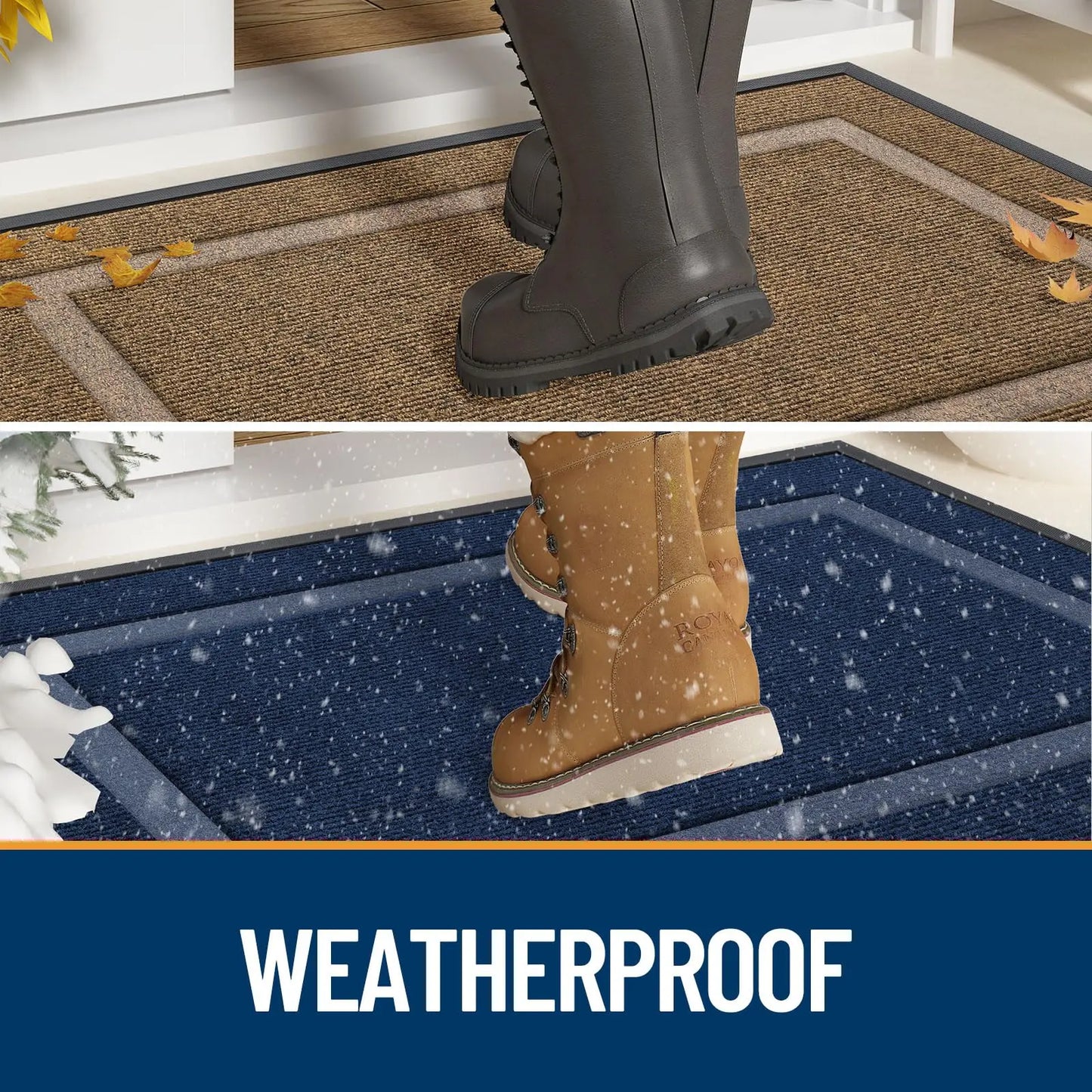 Olanly Waterproof Non-Slip Low-Profile Doormat
