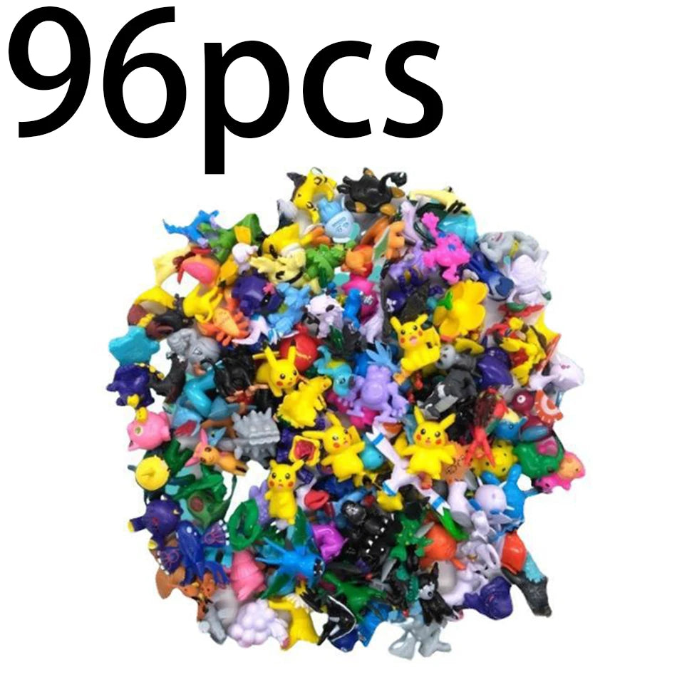 Pokemon Pikachu Mini Action Figure Set 24 144 Pieces