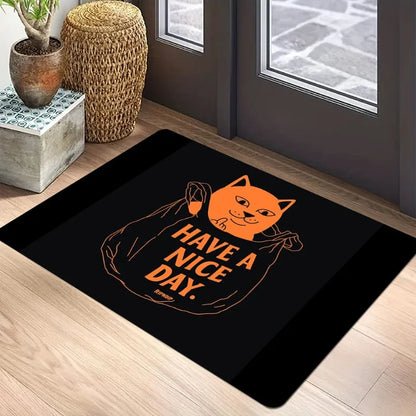 Sassy “Go Away” Cat Welcome Doormat