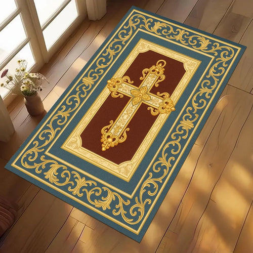 VIKAMA Personalized Muslim Prayer Rug Modern Islamic Carpet