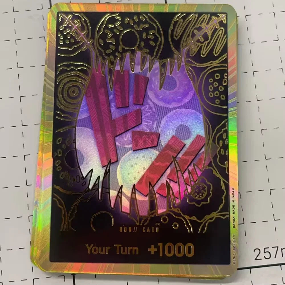 One Piece PRB01 Gold DON Super Parallel Foil Card