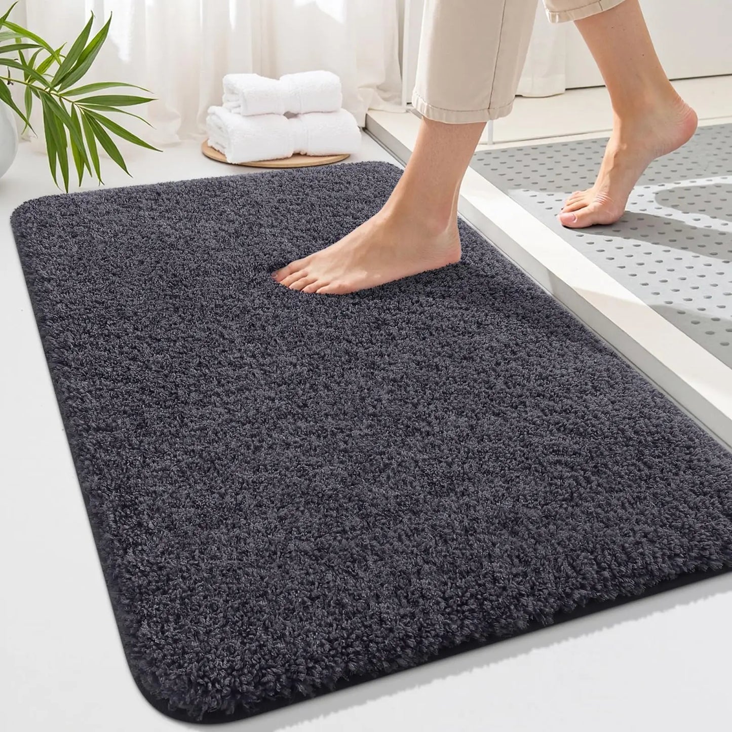 Olanly Soft Absorbent Quick-Dry Bath Mat