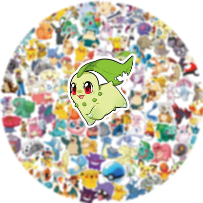 Pokemon Pikachu Waterproof Anime Sticker Set 50 200 Pieces