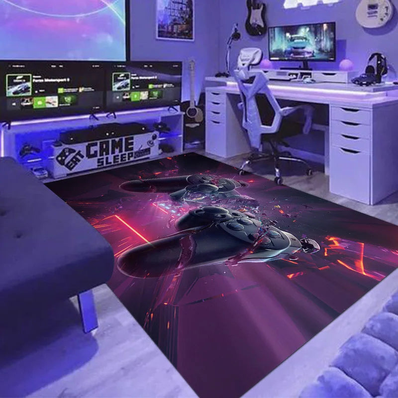 VIKAMA Cyberpunk Gaming Chair Floor Mat