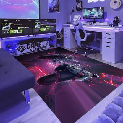 VIKAMA Cyberpunk Gaming Chair Floor Mat