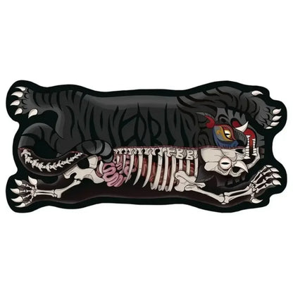 VIKAMA Tiger-Shaped Non-Slip Area Rug