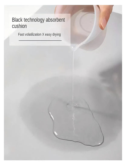 Quick-dry non-slip absorbent bath mat